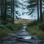 Plateau de Malzéville : sentier forestier humide et ruisseaux