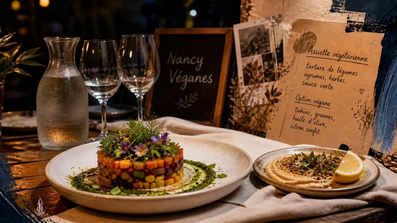 Restaurant végétarien nancy : tartare végétarien et options végane