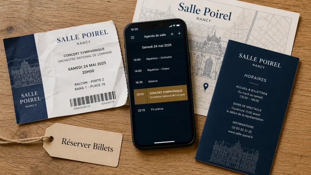 Spectacles salle poirel nancy : billets, dates et réservation