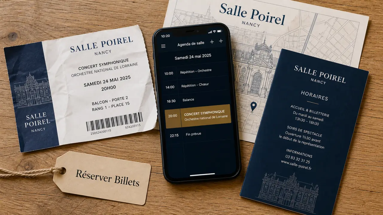 Spectacles salle poirel nancy : billets, dates et réservation
