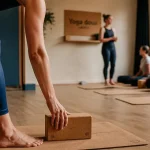 Yoga a nancy : studio yoga, pied sur tapis en liège
