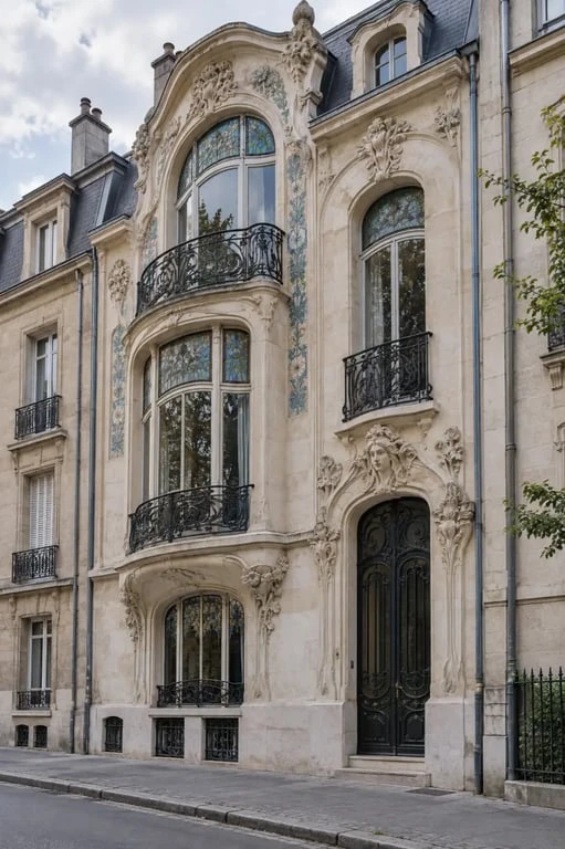 Façade Art nouveau de l’École de Nancy, Nancy histoire et patrimoine