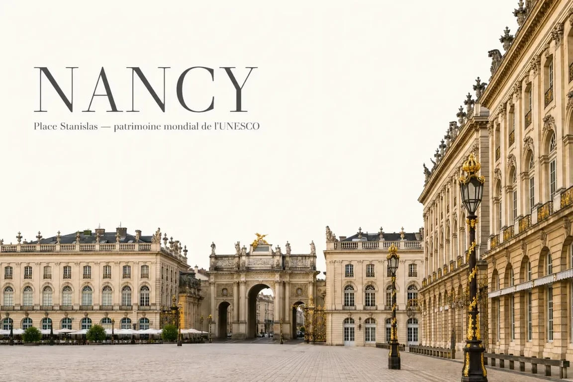 Visite patrimoine Nancy à la place Stanislas et à l’ensemble UNESCO