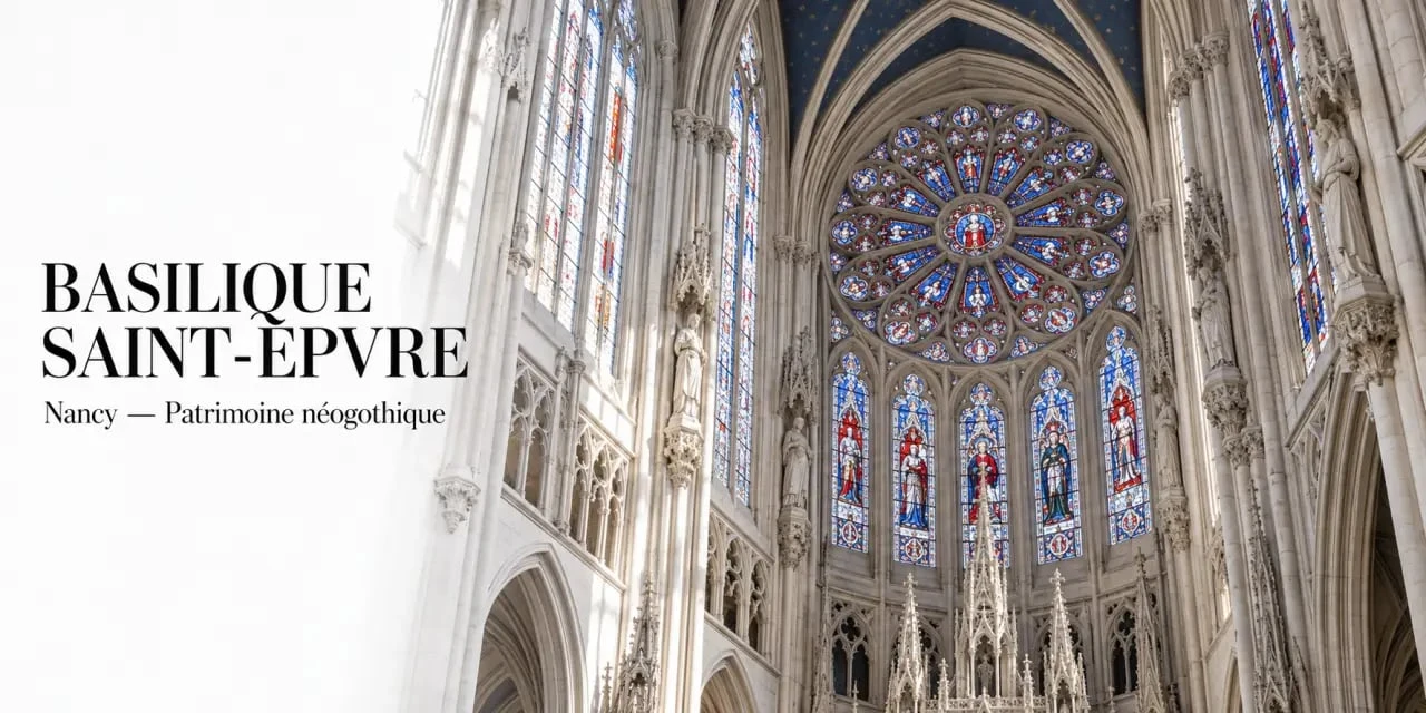Fondation du patrimoine Nancy : basilique Saint-Epvre et ses verrières
