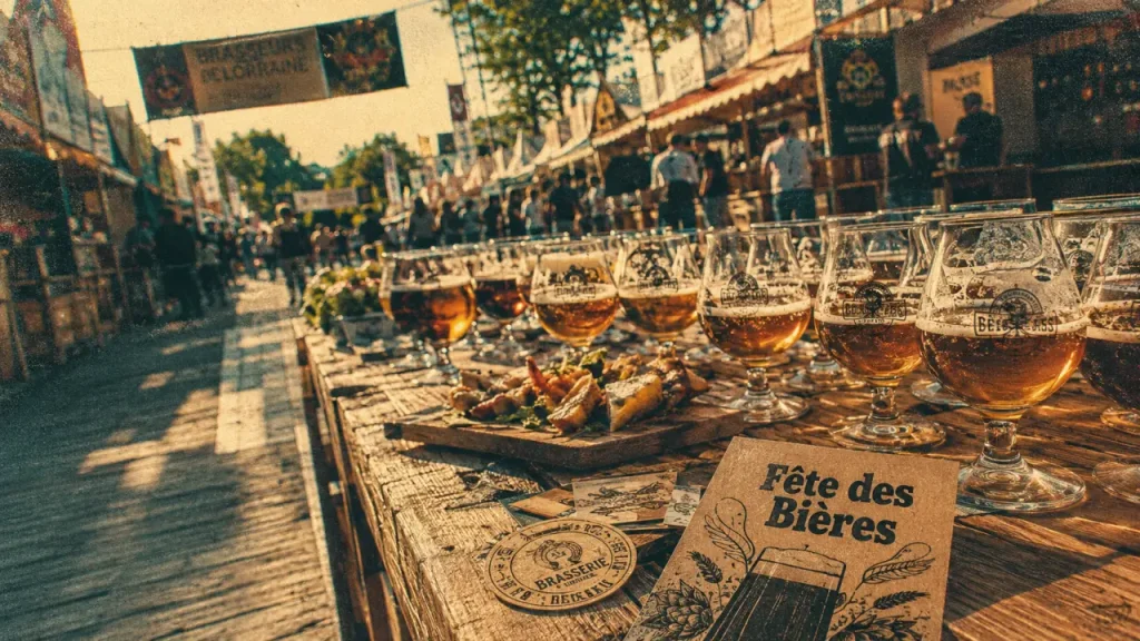 fete de la biere parc des expositions nancy : verres de dégustation au Parc Expo