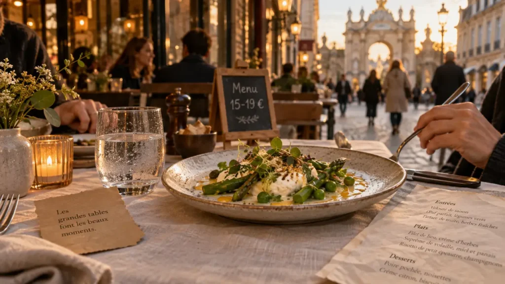Restaurant butter nancy : menu 15–19 € le midi, vieille ville