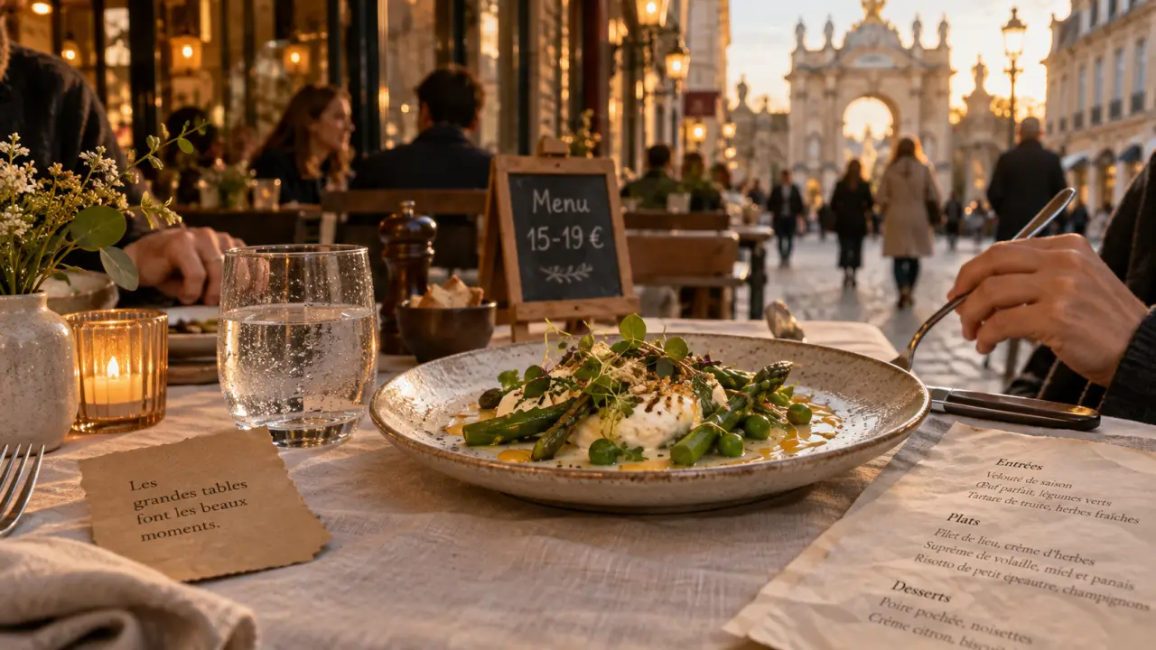 Restaurant butter nancy : menu 15–19 € le midi, vieille ville