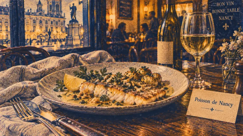 Restaurant poisson nancy : filet de poisson meunière et ambiance bistrot à Nancy