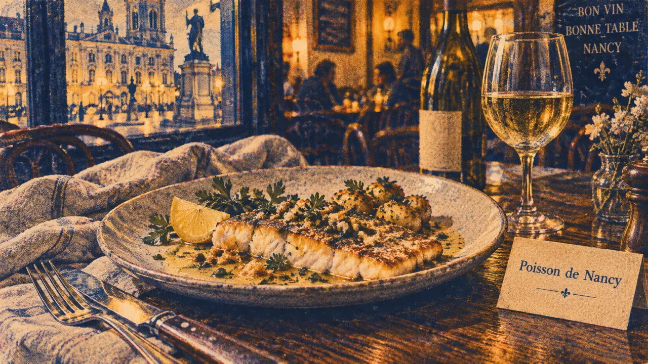 Restaurant poisson nancy : filet de poisson meunière et ambiance bistrot à Nancy