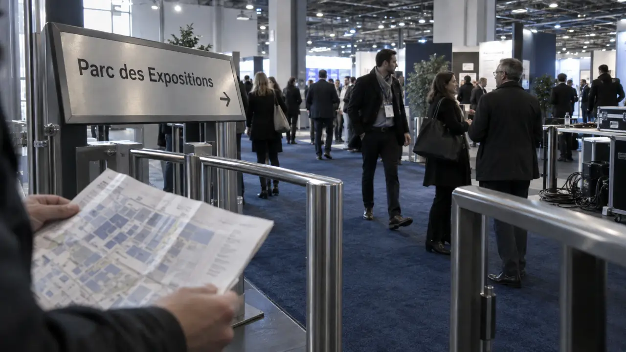 Salon parc des expositions Nancy : entrée et visiteurs en hall