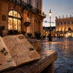 Visite patrimoine Nancy : guide et place Stanislas vers façades Art nouveau