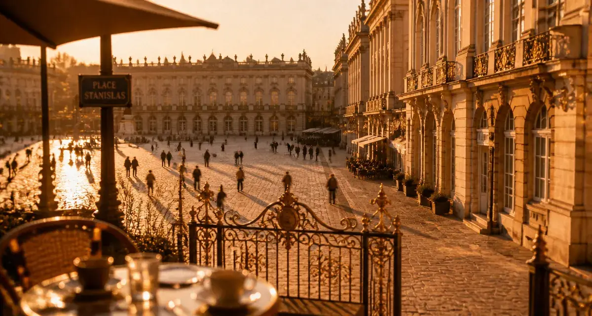 Visiter Nancy : place Stanislas à l’heure dorée, Nancy