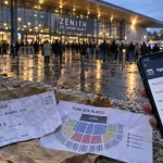 Parvis du Zénith Nancy spectacles, billet et agenda officiel sur smartphone