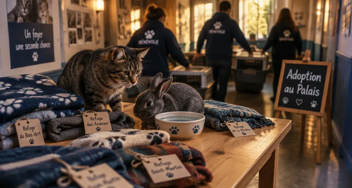 Des animaux à adopter vous attendent ce week-end au Palais