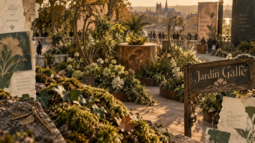Le jardin éphémère de la place Stanislas rend hommage à Émile Gallé