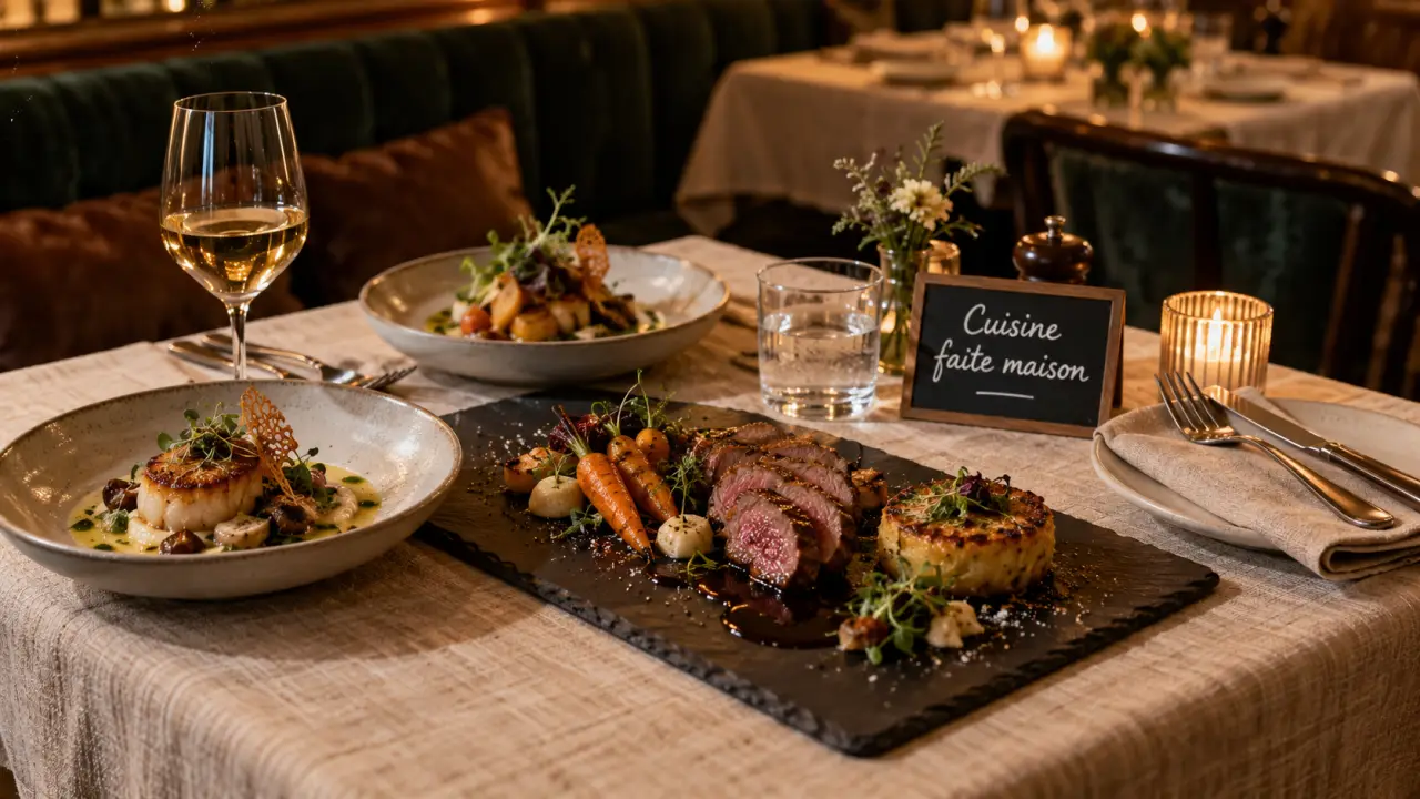 La gentilhommière restaurant Nancy : cuisine faite maison, plats français revisités