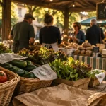 Un marché bio et local chaque vendredi sous la halle de L’Autre Canal