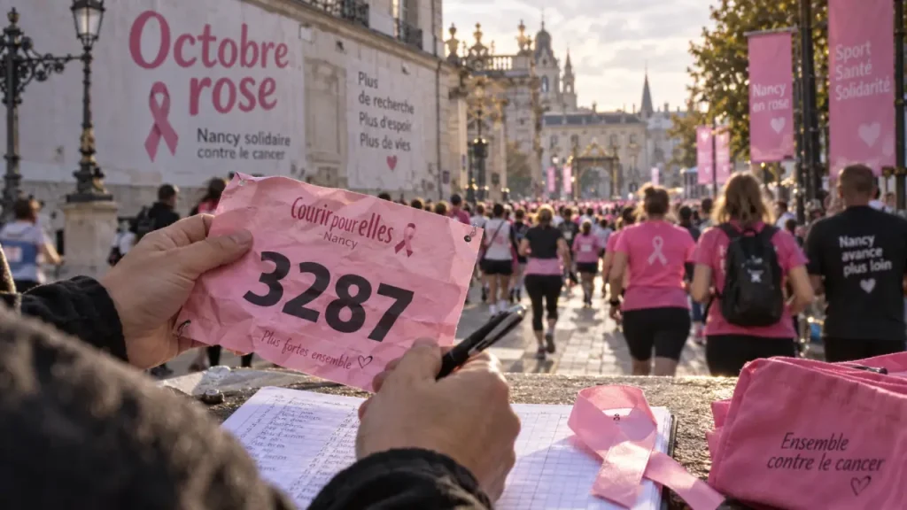 À Nancy, plus de 8 000 dossards pour la course d’Octobre rose