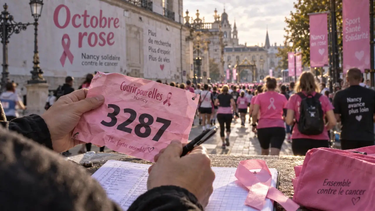 À Nancy, plus de 8 000 dossards pour la course d’Octobre rose