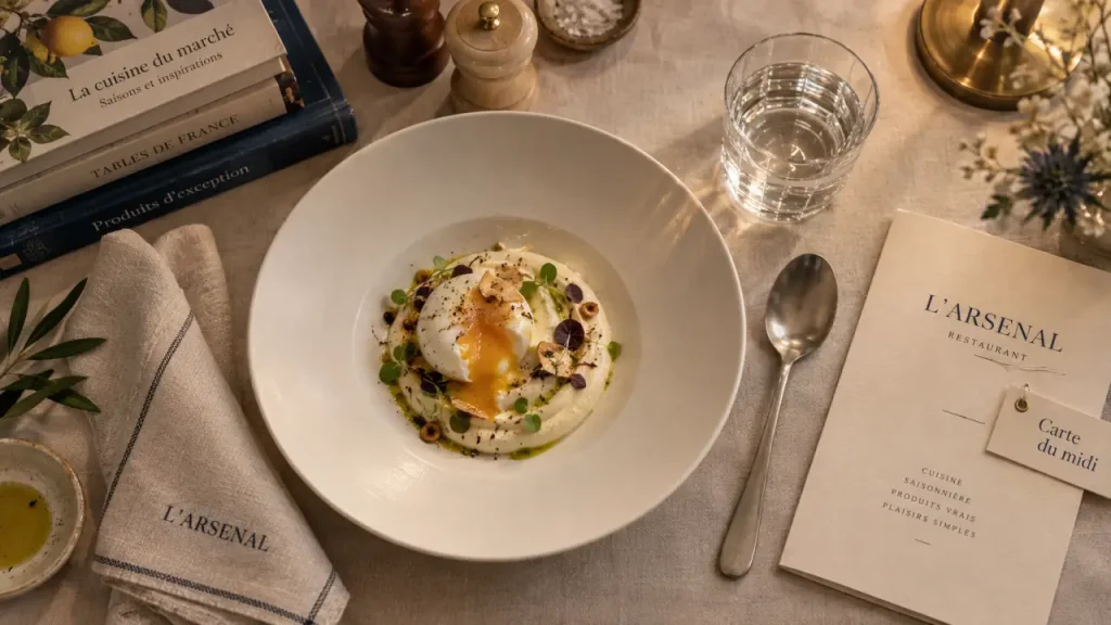 L’Arsenal à Nancy : cuisine française soignée, formule du midi et privatisation