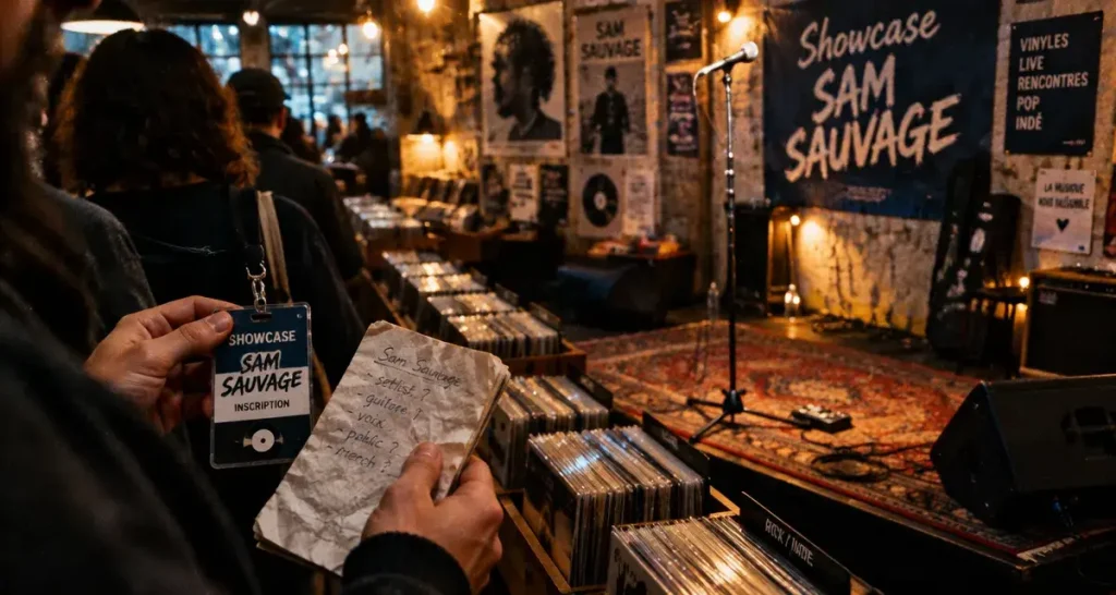 Sam Sauvage en showcase et dédicace à la Fnac Nancy