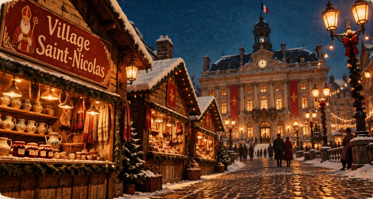 Le village de Saint-Nicolas revient devant le Palais du Gouvernement à Nancy
